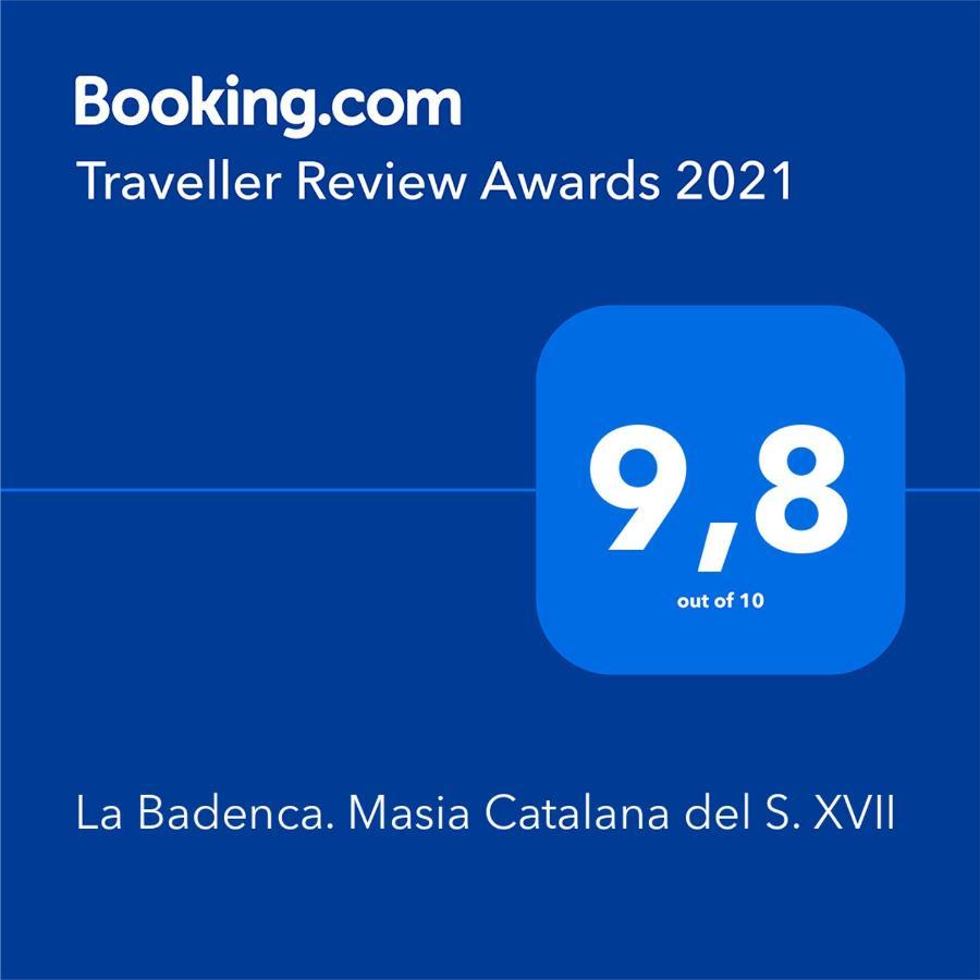 La Badenca. Masia Catalana Del S. XVIIRiudaura エクステリア 写真
